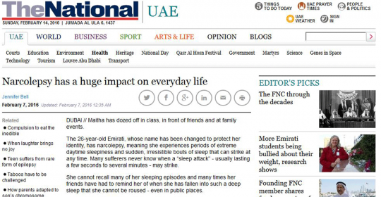 Narcolepsy has a huge impact on everyday life