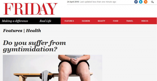Do you suffer from gymtimidation?