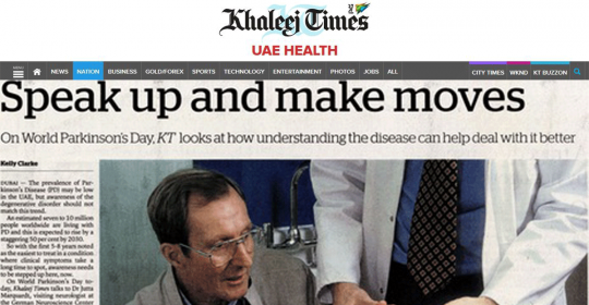 Parkinson’s Disease: Speak up and make moves