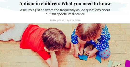 Autism in children: What you need to know