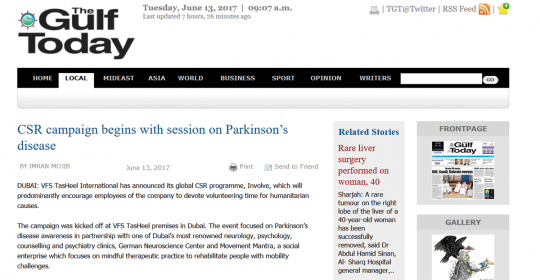 UAE Parkinson’s Awareness Event 2017 – A Full Success