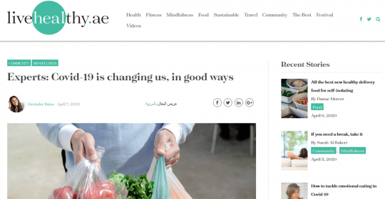 Experts: Covid-19 is changing us, in good ways