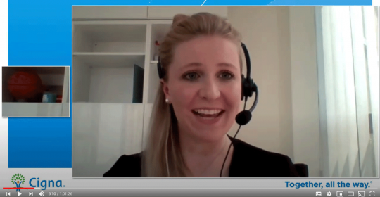 Dubai Psychologist, Kim Henderson, on Youtube – Cigna Live: Transitioning out of COVID19 Lockdown